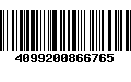 Código de Barras 4099200866765