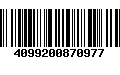 Código de Barras 4099200870977