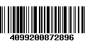 Código de Barras 4099200872896