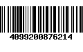 Código de Barras 4099200876214