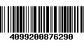 Código de Barras 4099200876290