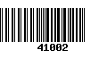 Código de Barras 41002