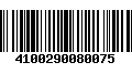 Código de Barras 4100290080075