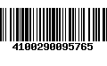 Código de Barras 4100290095765