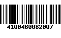 Código de Barras 4100460082007