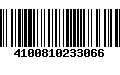 Código de Barras 4100810233066