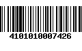 Código de Barras 4101010007426