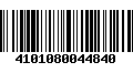 Código de Barras 4101080044840