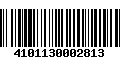 Código de Barras 4101130002813