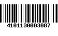 Código de Barras 4101130003087