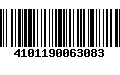 Código de Barras 4101190063083