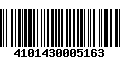 Código de Barras 4101430005163