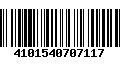 Código de Barras 4101540707117