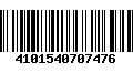 Código de Barras 4101540707476