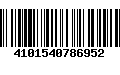 Código de Barras 4101540786952