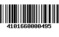 Código de Barras 4101660000495