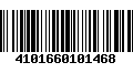 Código de Barras 4101660101468