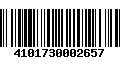 Código de Barras 4101730002657