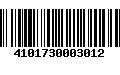 Código de Barras 4101730003012