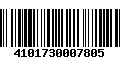 Código de Barras 4101730007805