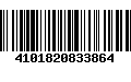 Código de Barras 4101820833864