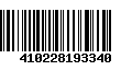 Código de Barras 410228193340