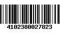 Código de Barras 4102380027823