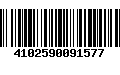 Código de Barras 4102590091577