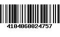 Código de Barras 4104060024757