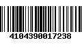 Código de Barras 4104390017238