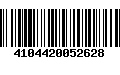 Código de Barras 4104420052628