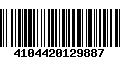 Código de Barras 4104420129887