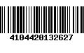 Código de Barras 4104420132627