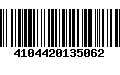 Código de Barras 4104420135062