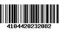 Código de Barras 4104420232082