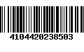 Código de Barras 4104420238503