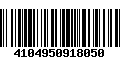 Código de Barras 4104950918050