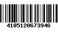 Código de Barras 4105120673946