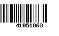 Código de Barras 41051863