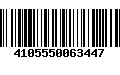 Código de Barras 4105550063447