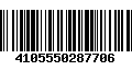 Código de Barras 4105550287706