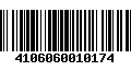 Código de Barras 4106060010174