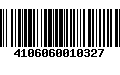 Código de Barras 4106060010327