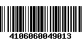 Código de Barras 4106060049013