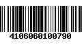 Código de Barras 4106060100790