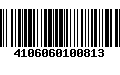 Código de Barras 4106060100813