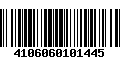 Código de Barras 4106060101445