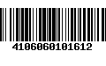 Código de Barras 4106060101612