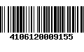 Código de Barras 4106120009155