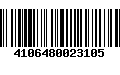 Código de Barras 4106480023105